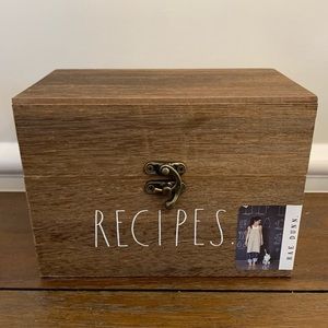 Rae Dunn “RECIPES” box